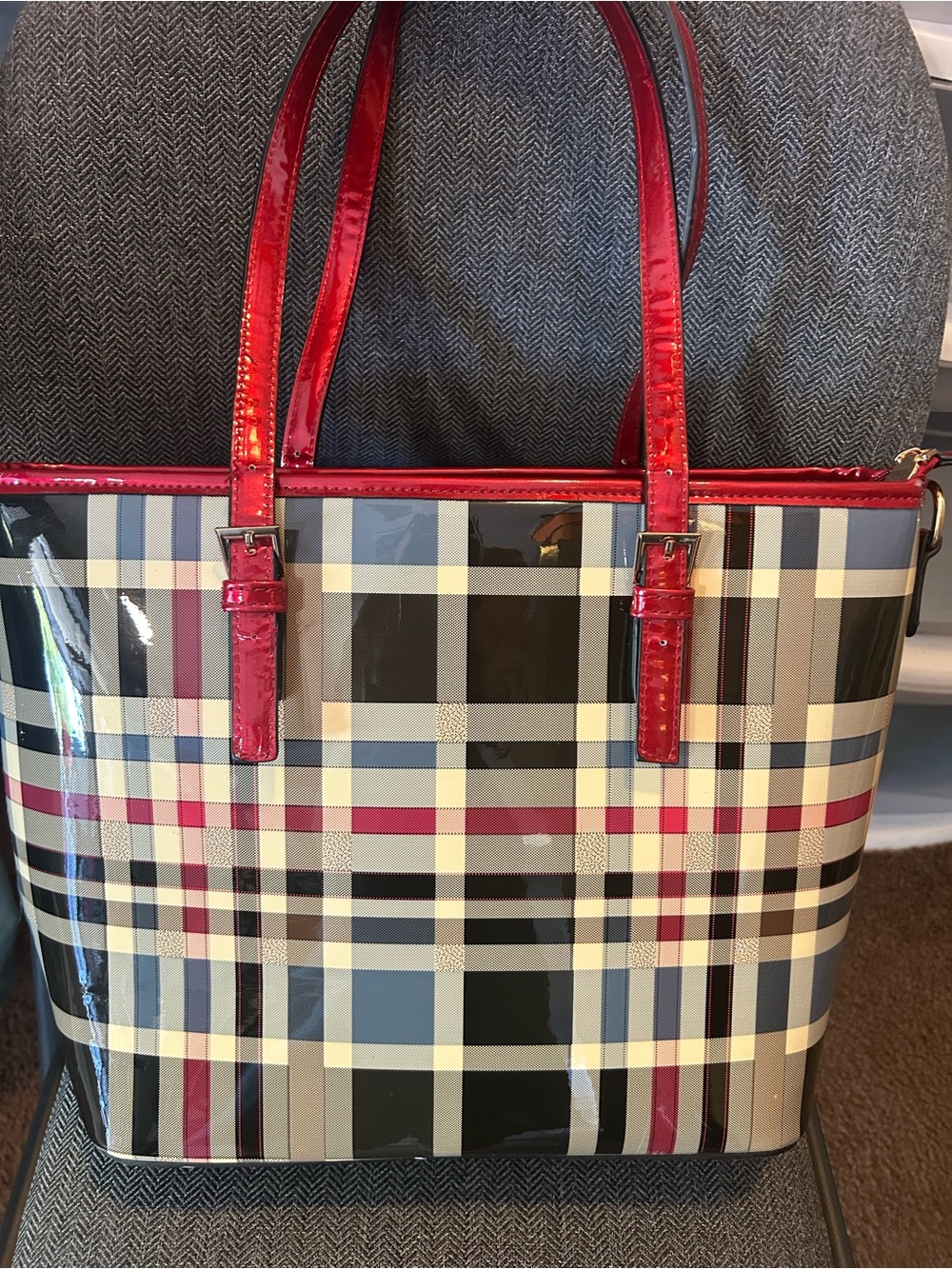 Plaid bag